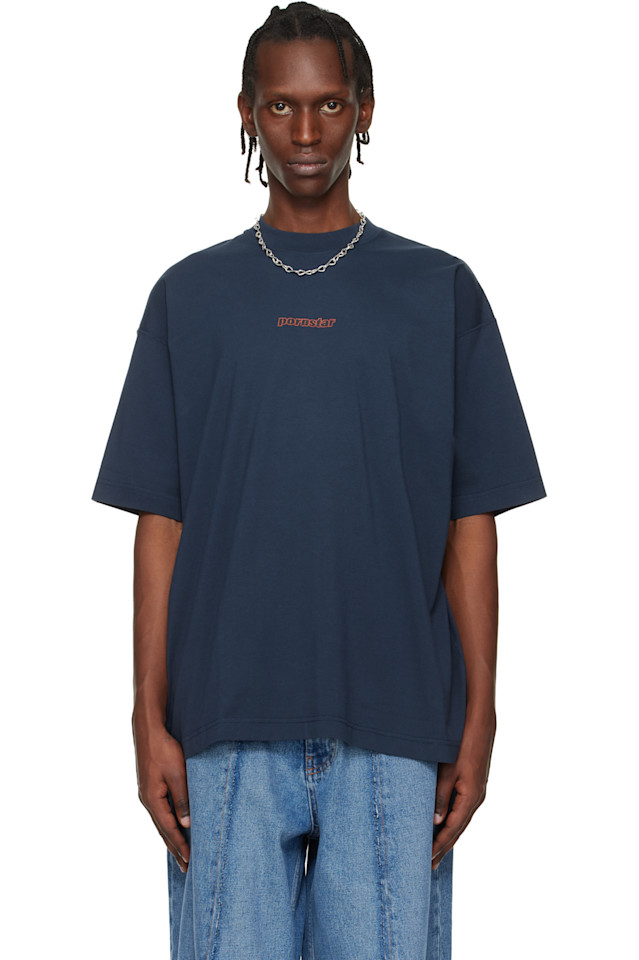 

Футболка «Порнозвезда» Vetements, темно-синий