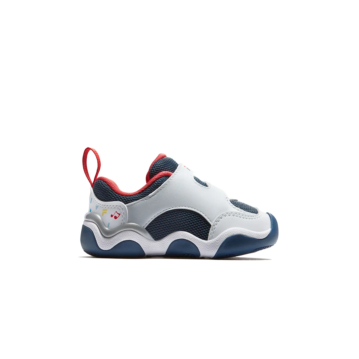 PINGU KIM Heritage FHT Anti kick низкие кроссовки для малышей FILA KIDS, Army Blue/FILA White-FBW — фото 3