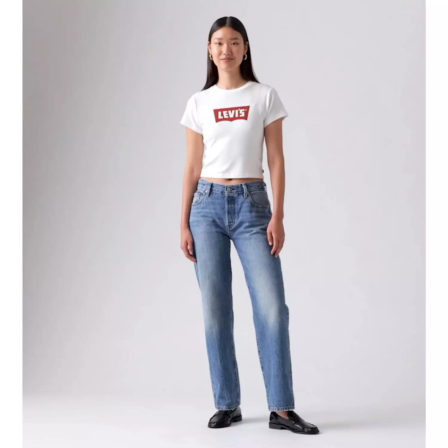 Спортивная футболка с графическим принтом Levi's, белый — фото 4