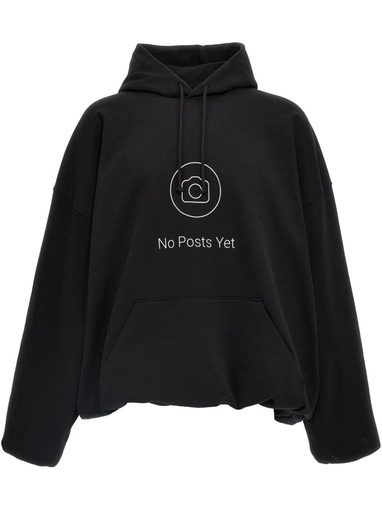 

VETEMENTS худи No Posts' с графичным принтом, черный