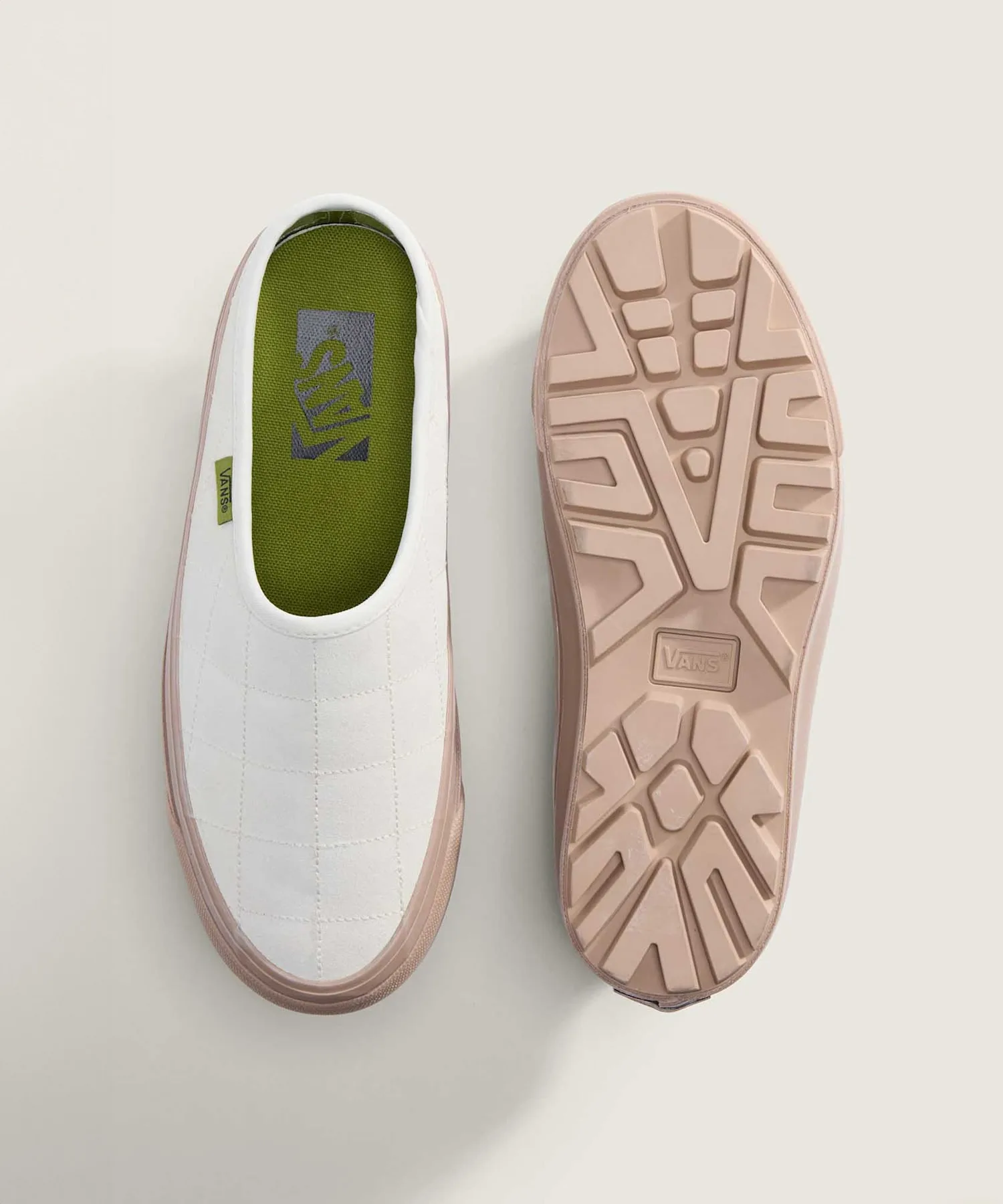 Слипоны из натуральной кожи LX Mule Style 17 VANS Premium кремовые — фото 3