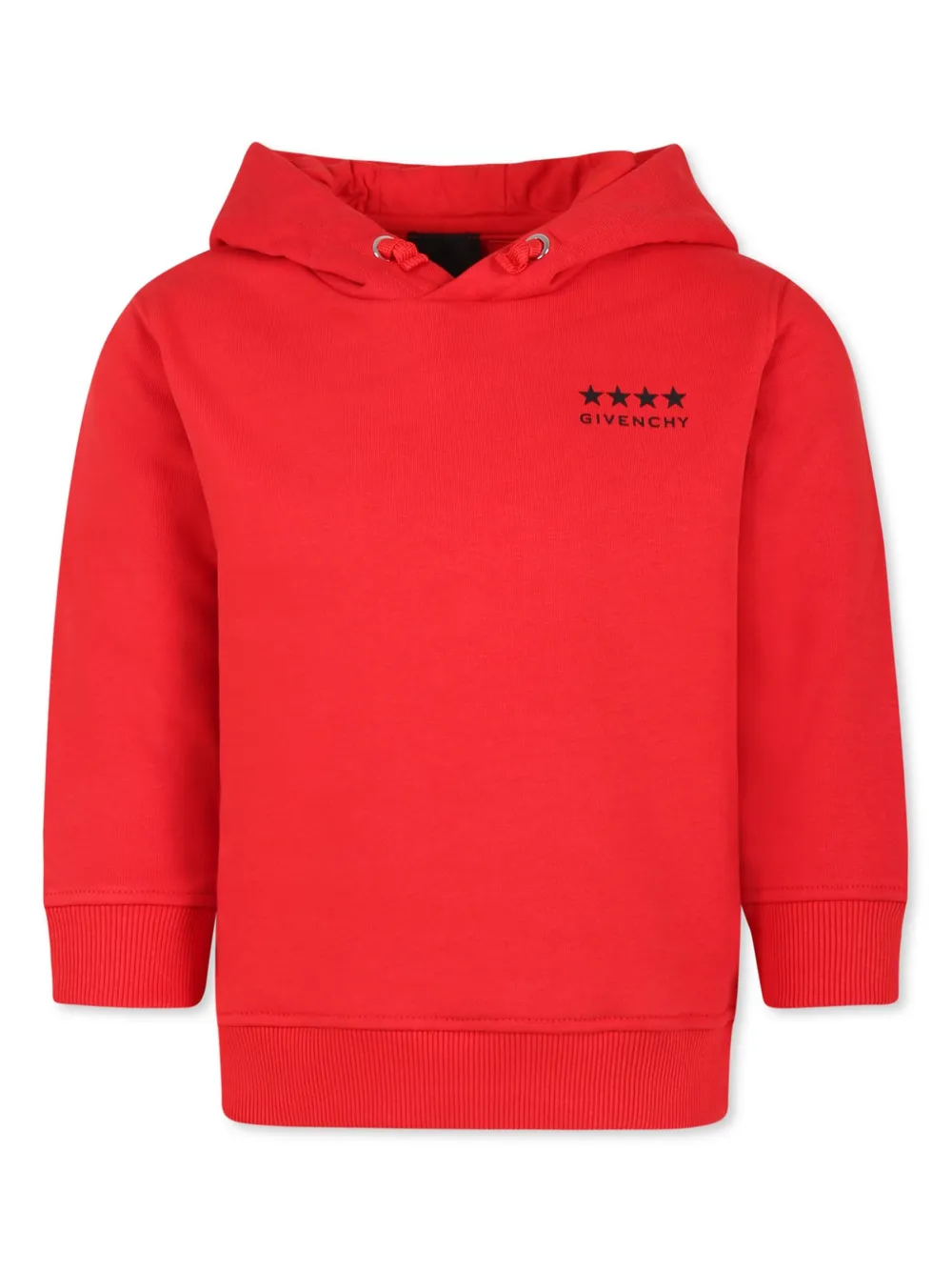 

Худи из джерси с логотипом 4G Givenchy Kids, красный