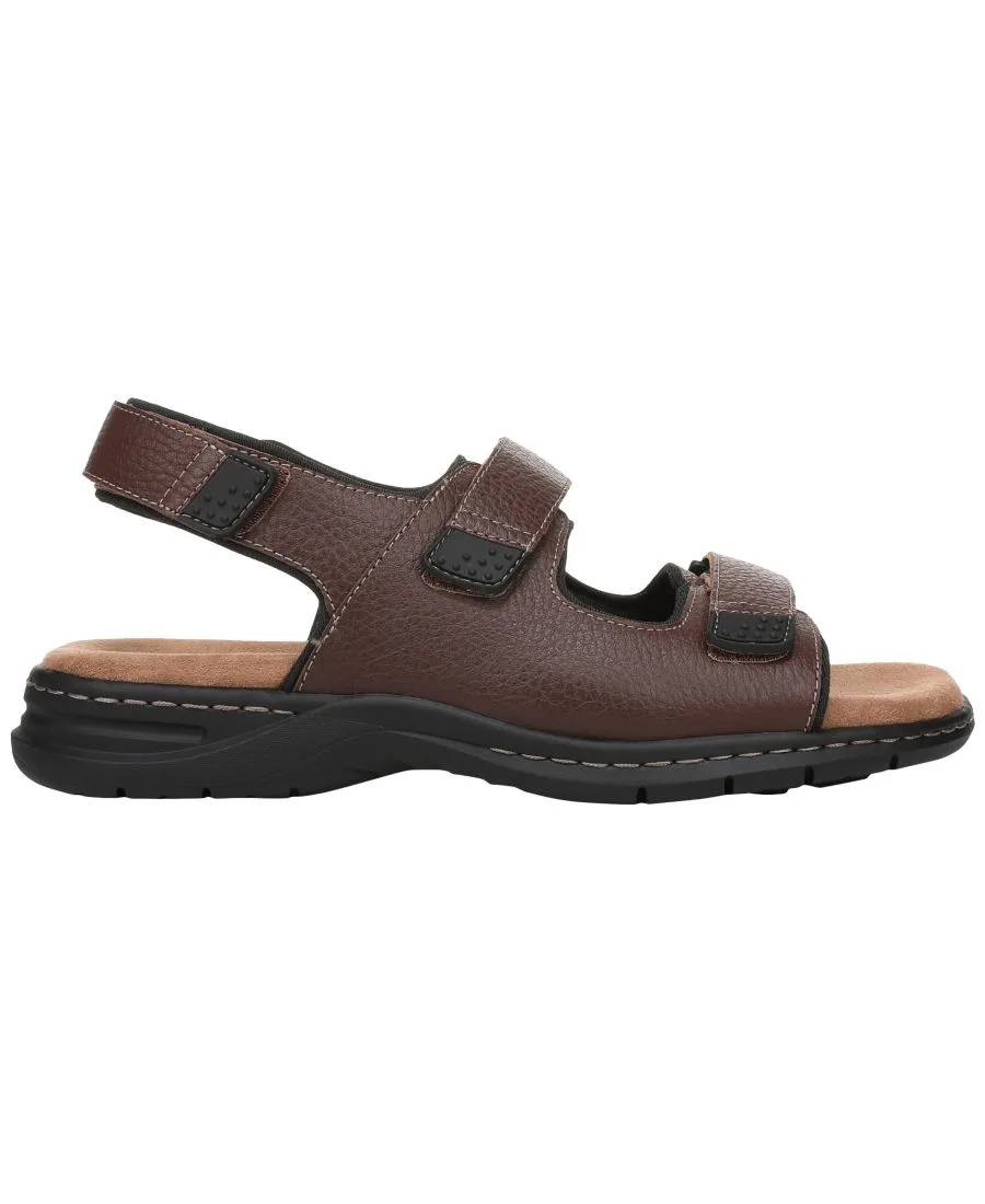 Мужские сандалии Gavin с открытой пяткой Dr. Scholl's, briar коричневый leather — фото 2