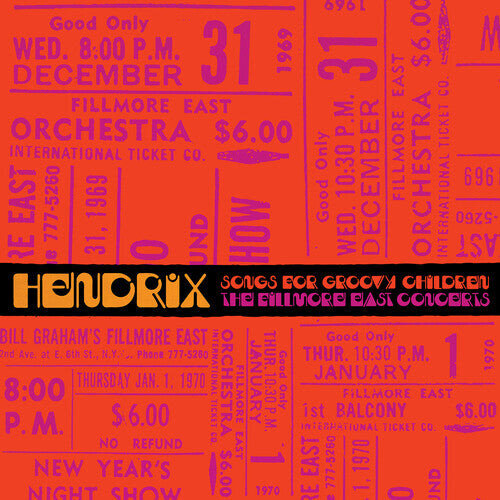 

CD диск Hendrix, Jimi: Songs For Groovy Children: The Fillmore East Concerts