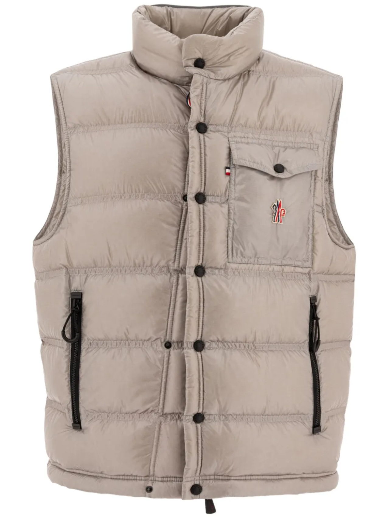 

Moncler Grenoble жилет Nantu, коричневый