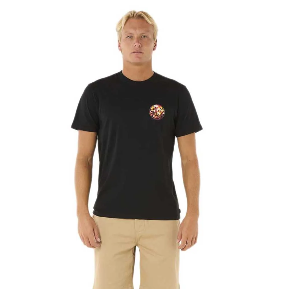 

Футболка с коротким рукавом Rip Curl Wettie Passage Icon, черный