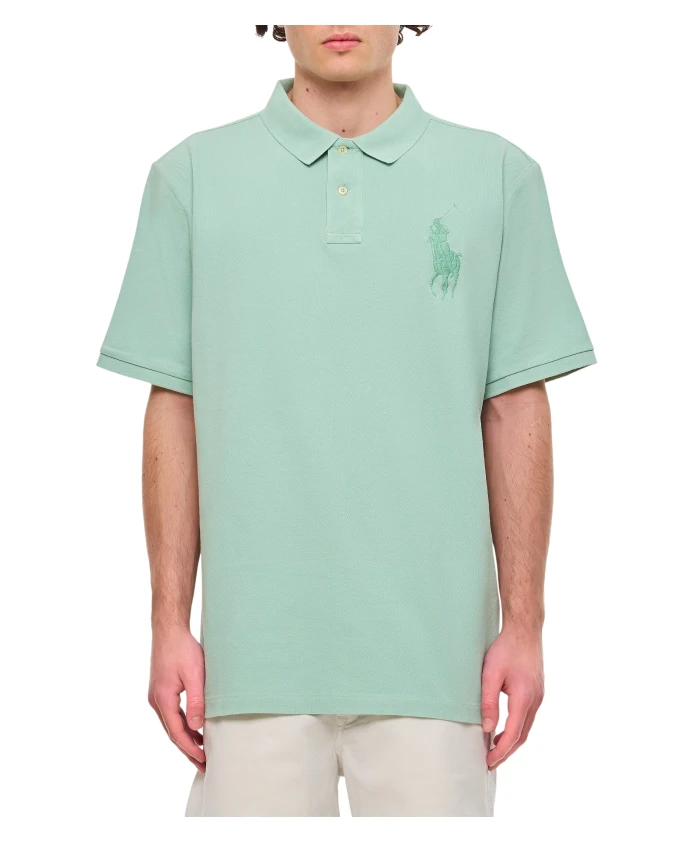 

Знаменитая сетчатая рубашка-поло Polo Ralph Lauren, зеленый