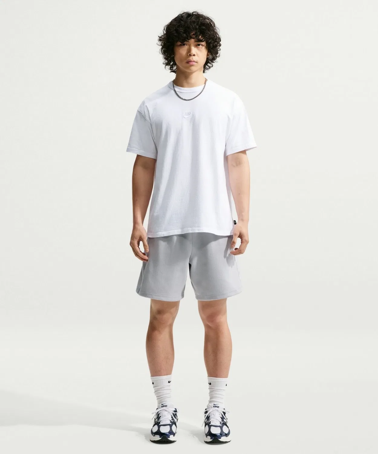 Мужские шорты-свитшот Nike Club Varsity Short, серый — фото 2
