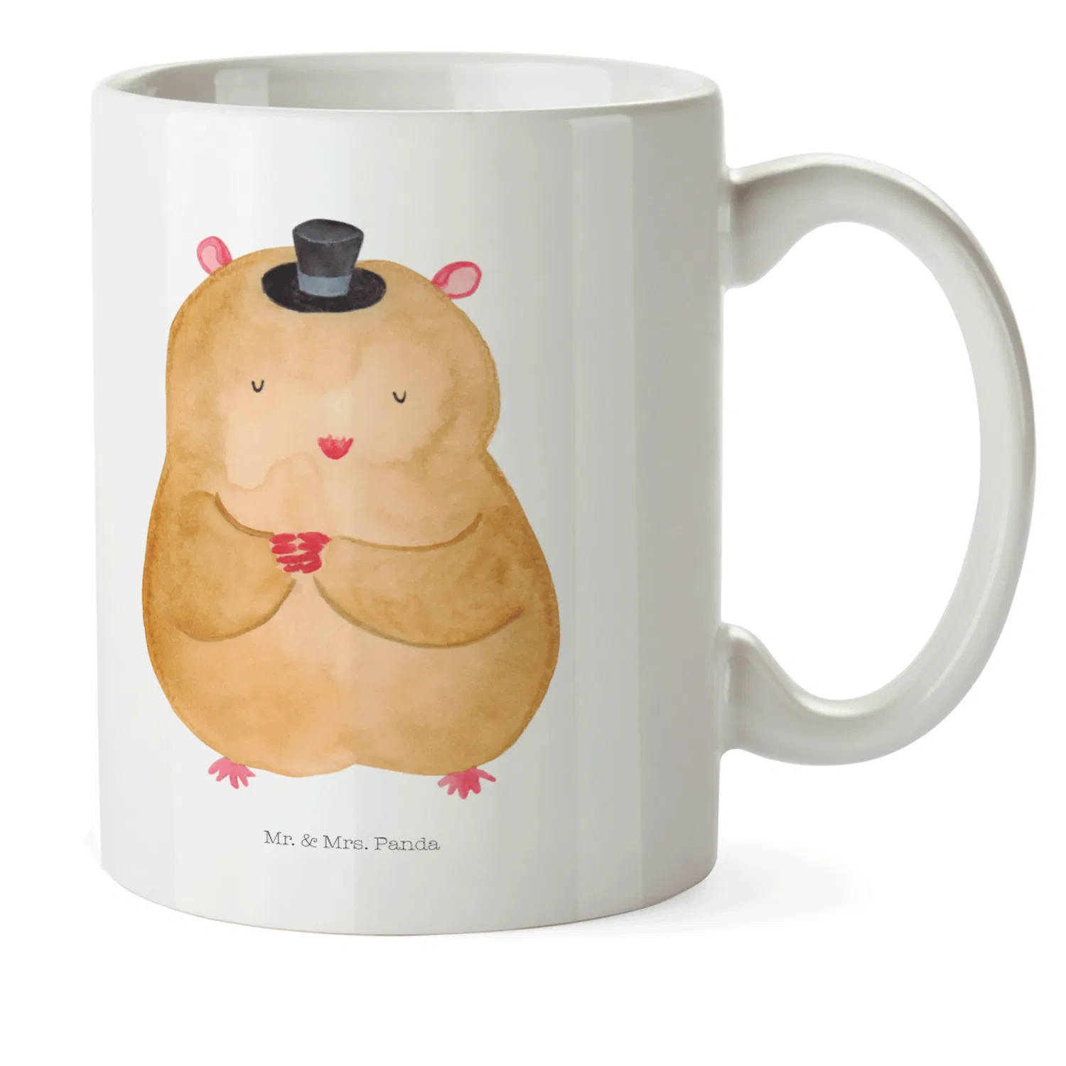 Детская кружка Hamster Hut ohne Spruch Mr. & Mrs. Panda, белый