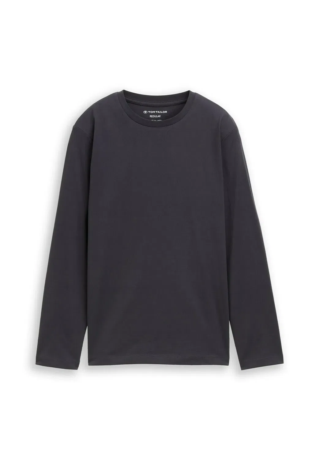 Футболка langarmshirt mit rückenprint - топ с длинными рукавами Tom Tailor, Coal Grey