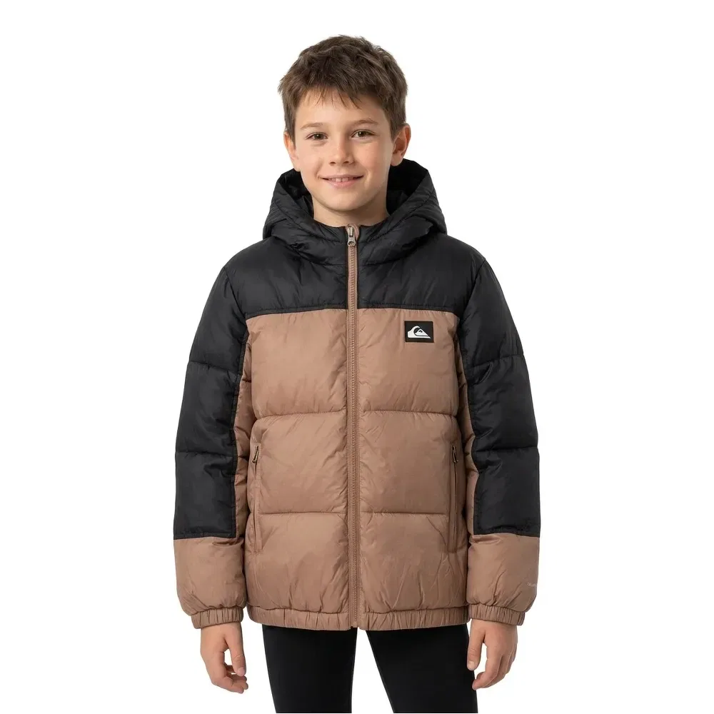 Детская куртка для мальчиков с утеплителем Quiksilver, Black — фото 3