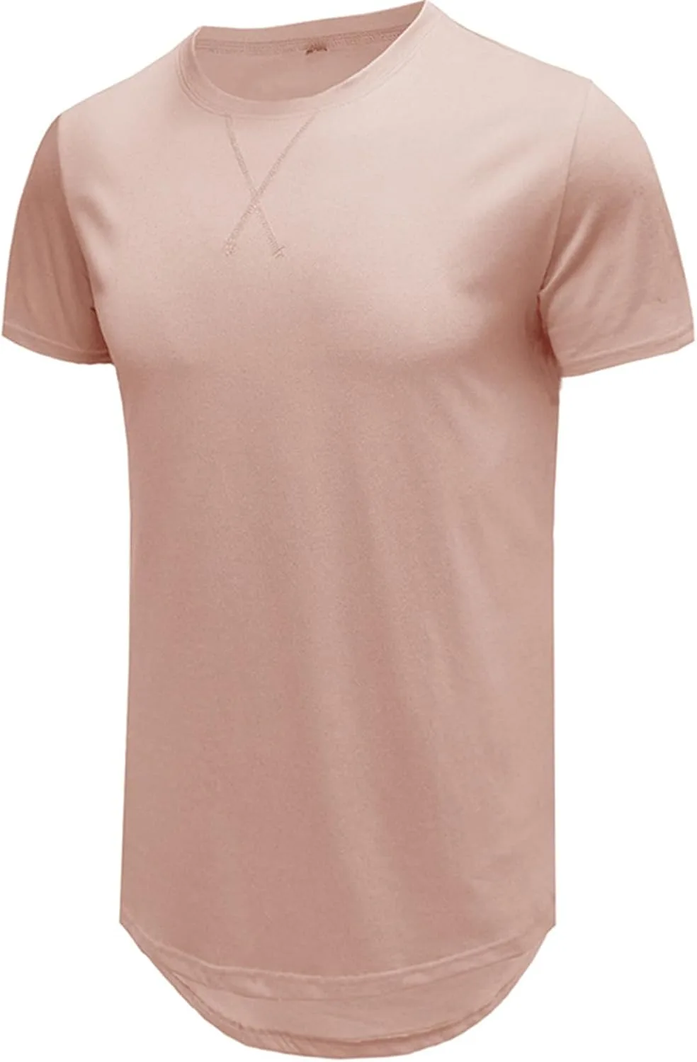 

Мужская футболка Hipster Longline с коротким рукавом Cool Dry Slim Fit для фитнеса LGHLMCL