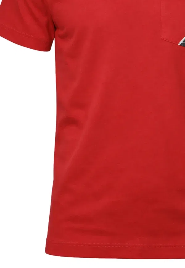 Футболка хлопковая Basic t-shirt Roy Rogers, Red, красный — фото 4