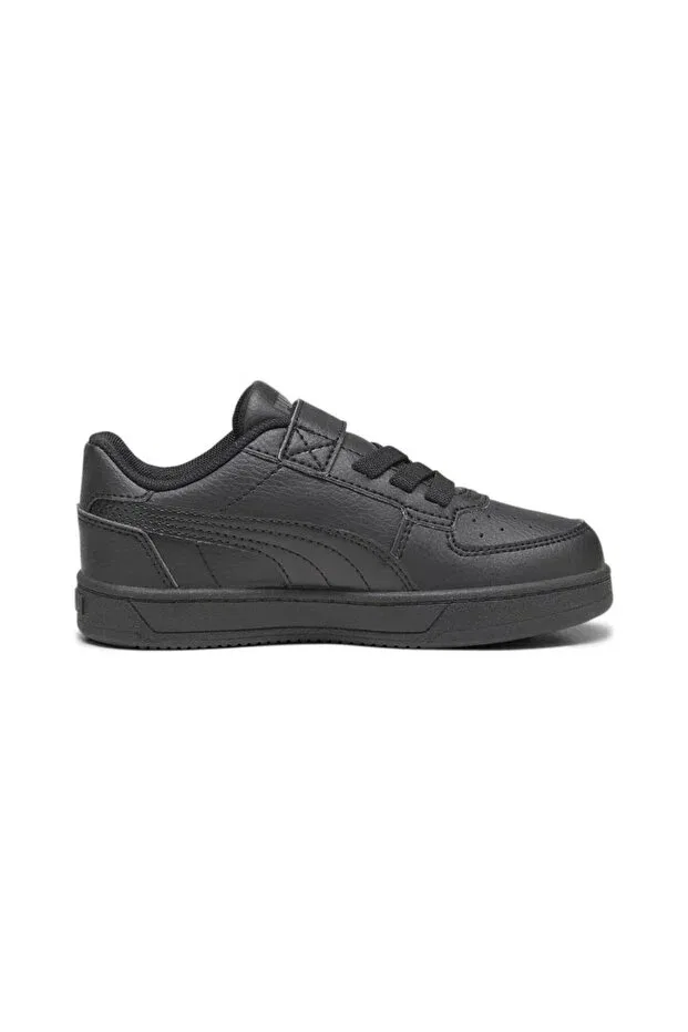 Детские спортивно-повседневные туфли для девочек из искусственной кожи Puma, Black — фото 2