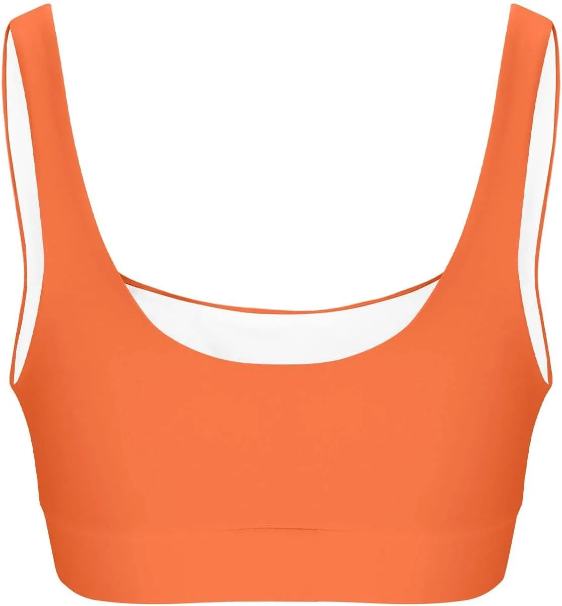 Женский топ-бикини с вырезом лодочкой, спортивный Generic, Orange — фото 4