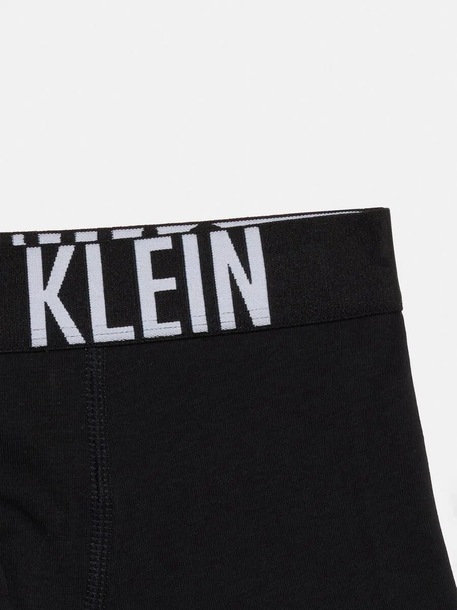 Трусы Calvin Klein Underwear Regular Underpants с логотипом на поясе, черные — фото 4