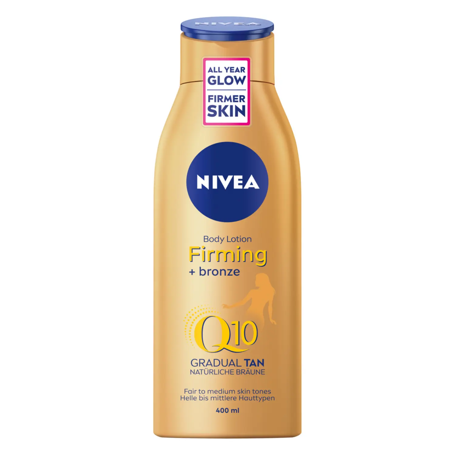 

Nivea Q10 Укрепляющий лосьон для тела с бронзирующим эффектом, 400 мл