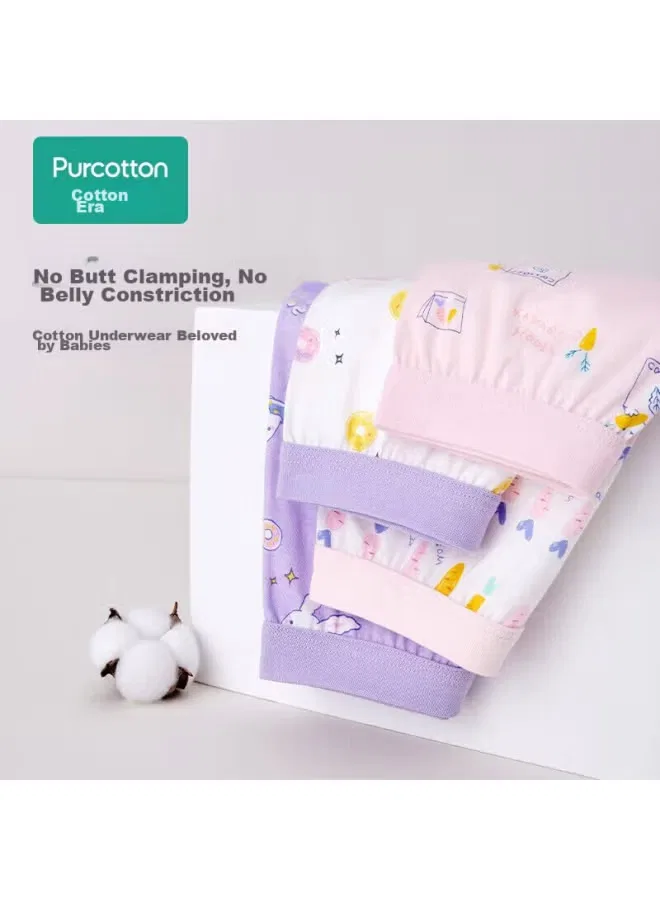 Трусы-боксеры детские хлопковые комплект 2 шт Purcotton, розовый — фото 2