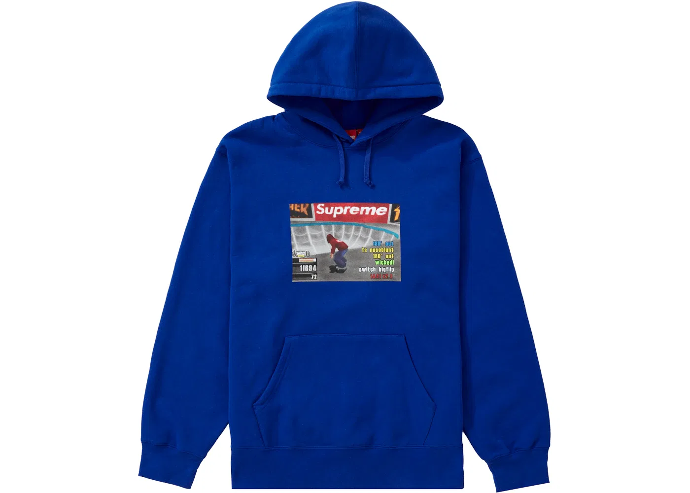 Мужская худи с капюшоном Supreme Thrasher, Royal