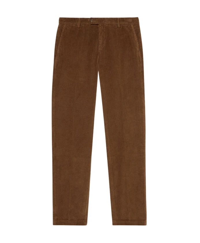 

Брюки чинос из хлопкового вельвета стандартного кроя Brooks Brothers, коричневый