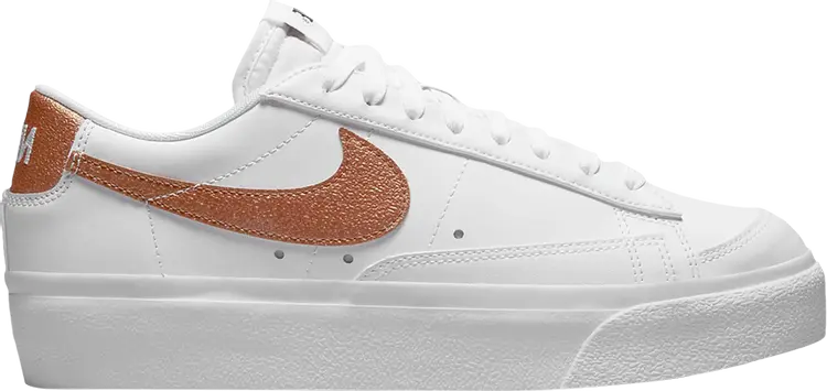 

Кроссовки Nike Wmns Blazer Low Platform 'White Metallic Copper', белый