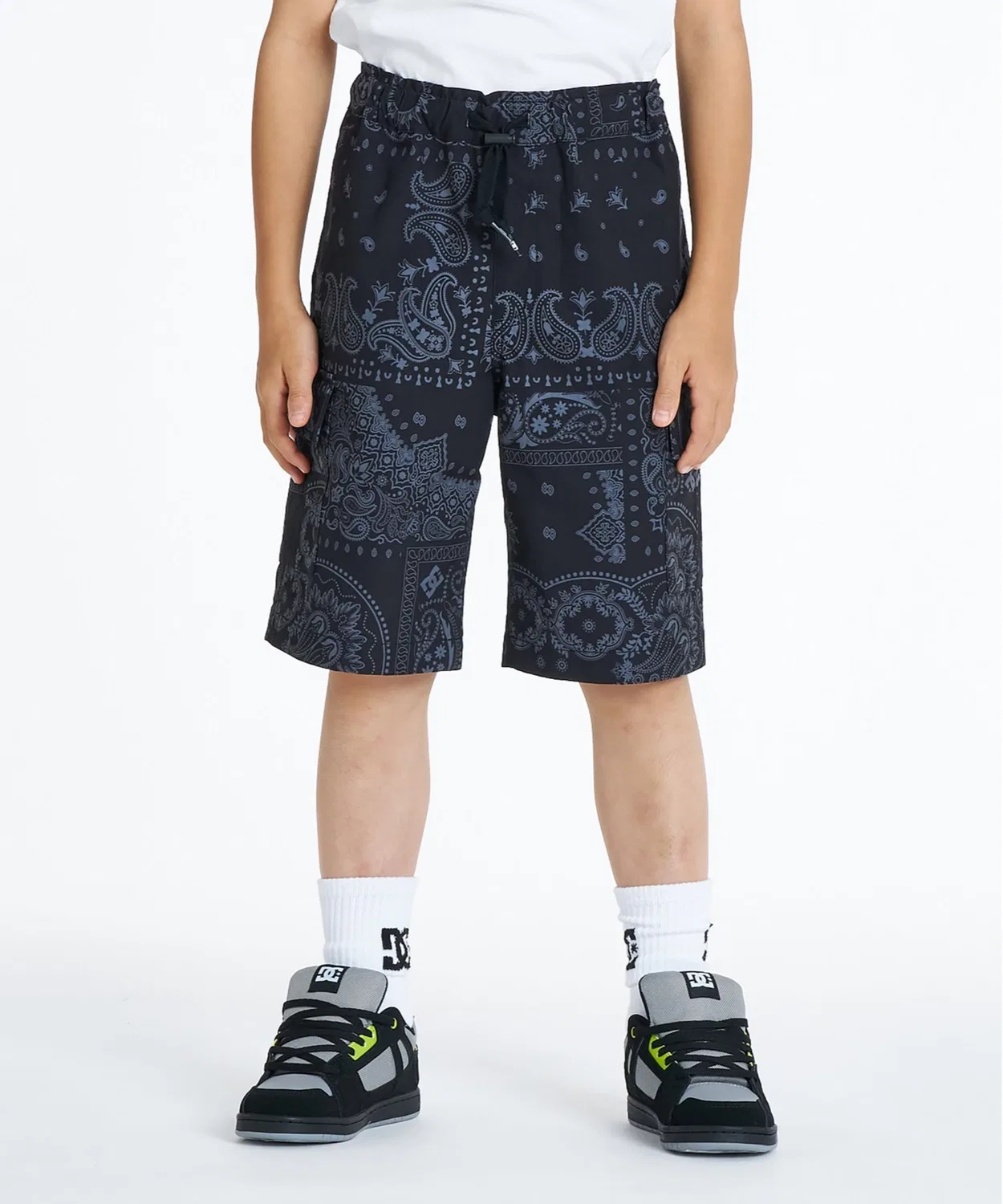 Детские шорты карго с широким кроем 26 KD WIDE CARGO SHORT DC SHOES, Blue