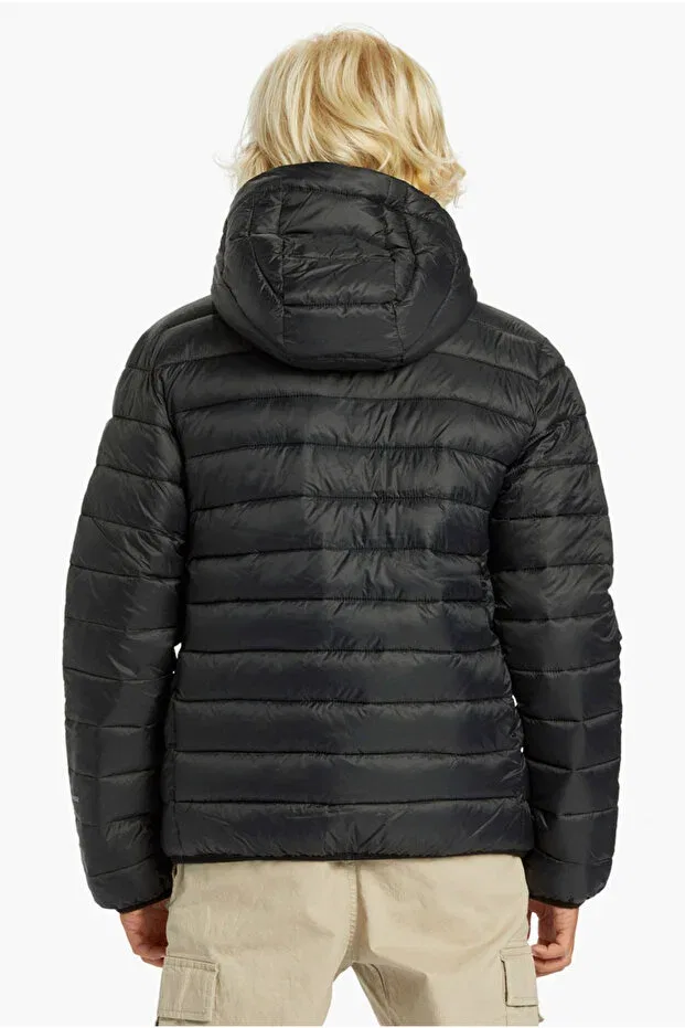 Детское пальто для девочек с капюшоном Quiksilver, Black — фото 3
