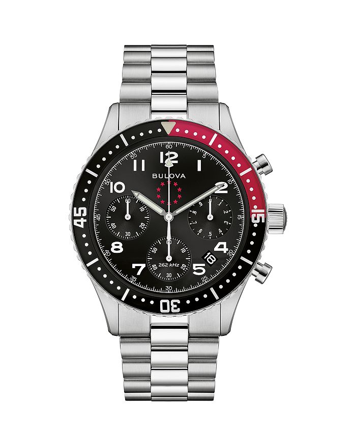 

Marine Star Chronograph, 43 мм Bulova, черный