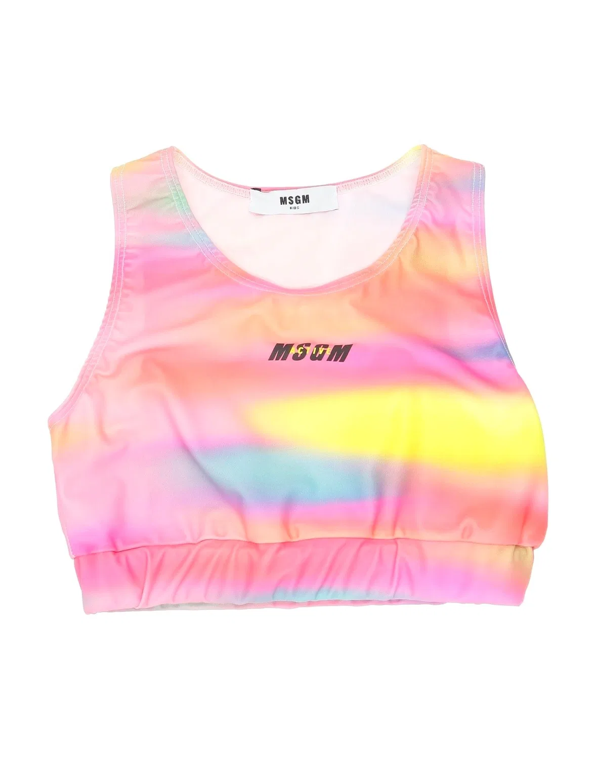 Детская футболка без рукавов Msgm, розовый
