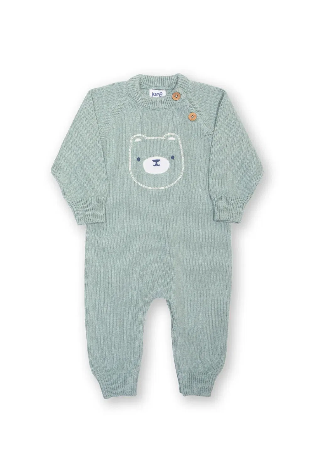 Детский вязаный боди-комбинезон Baby Bear Kite, Green