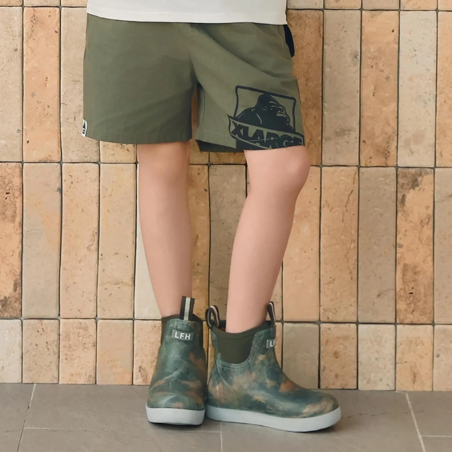 Детские дождевые сапоги для девочек и мальчиков CKWLXQY, Camo — фото 2
