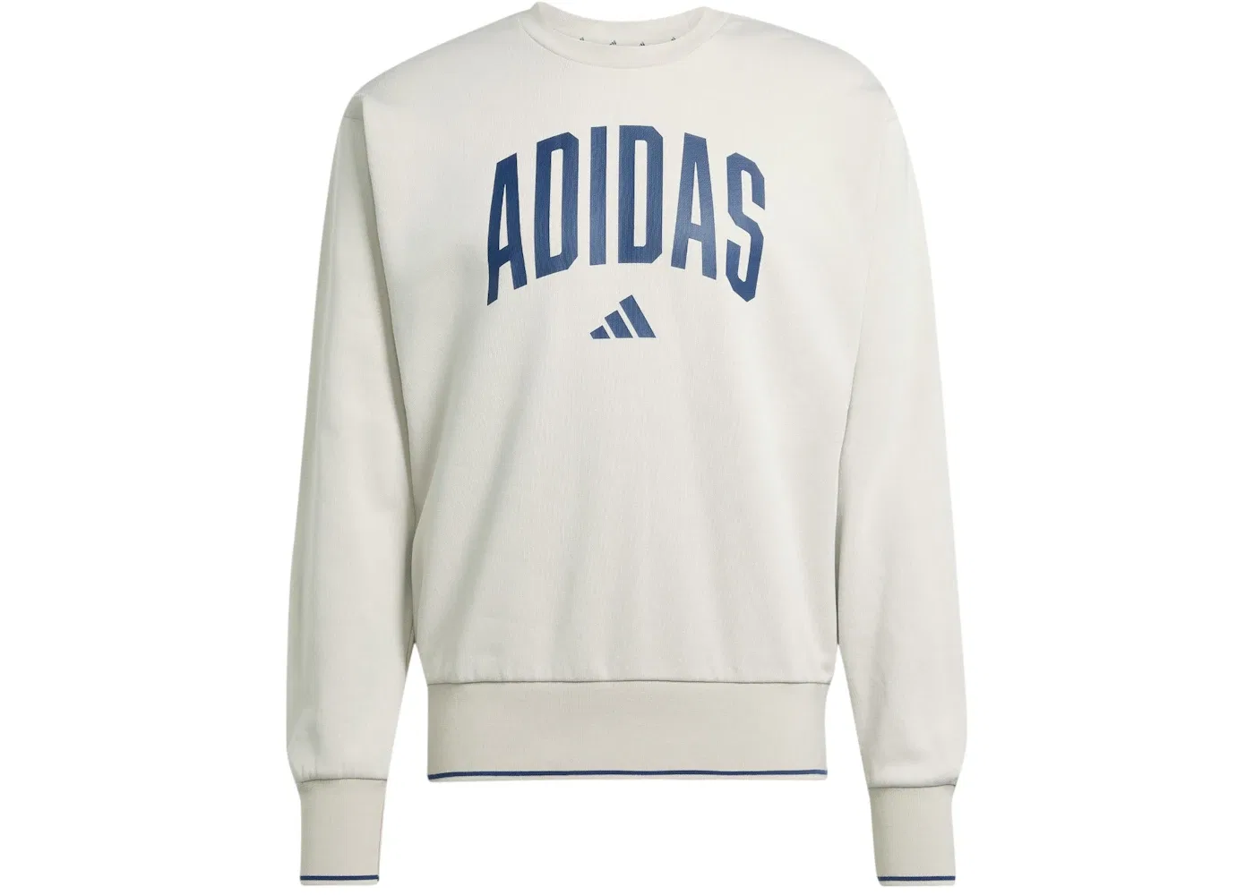 Мужские спортивные штаны с утеплением Adidas Sweatpants, Beige Dark Blue