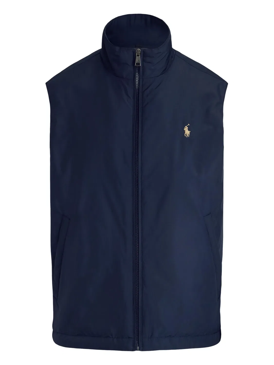 Polo Ralph Lauren Стеганый жилет с вышивкой, синий