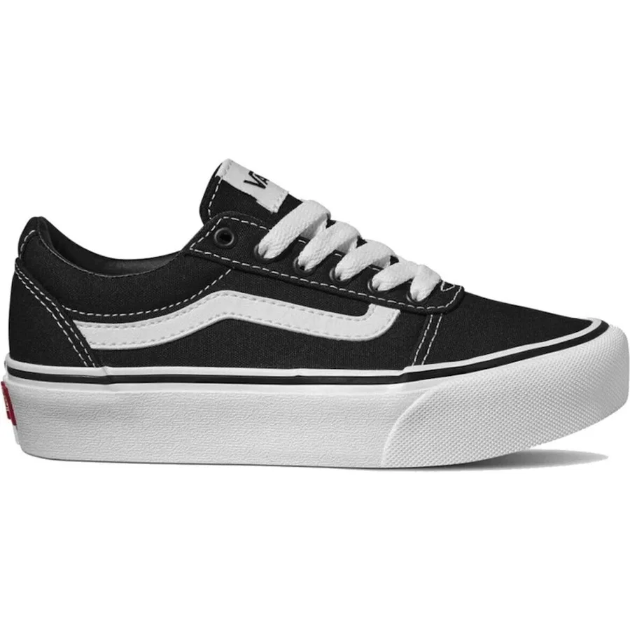 Кроссовки повседневные с шнуровкой My Ward Platform Vans, Черный