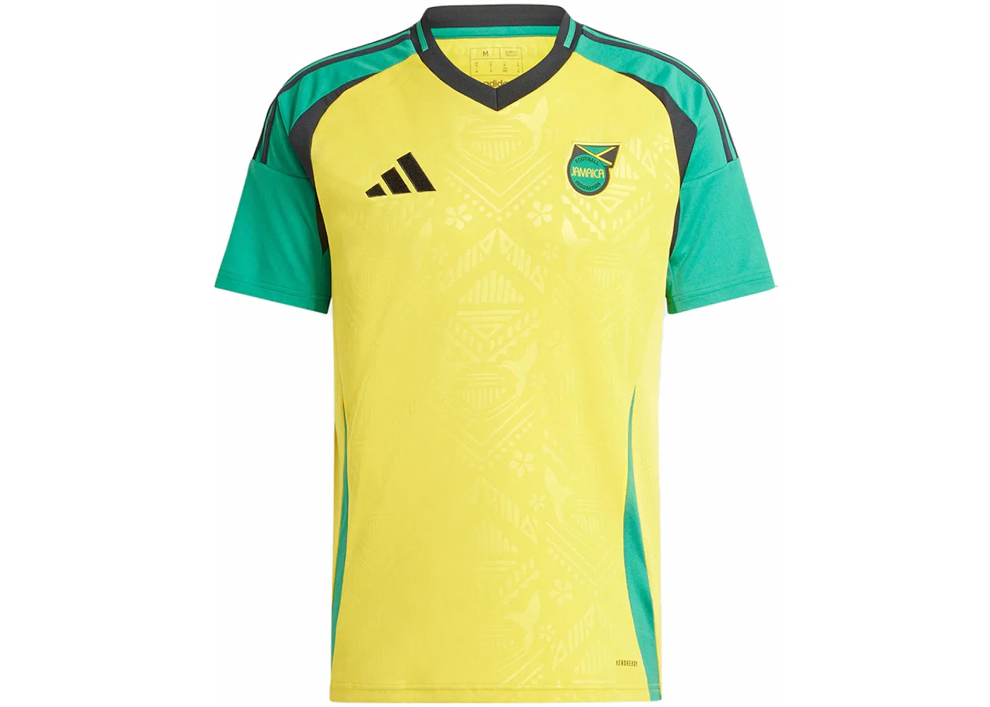 Мужская футбольная футболка с коротким рукавом Jersey Adidas, Hazy Yellow