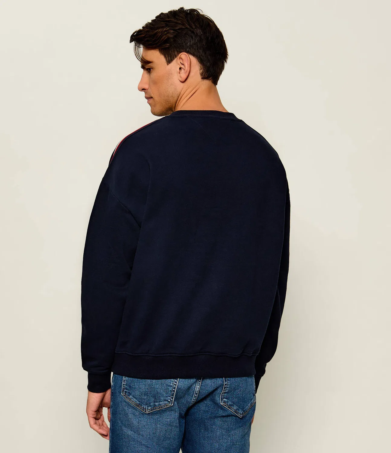 Толстовка Relaxed Fit Tommy Hilfiger, темно-синий — фото 3
