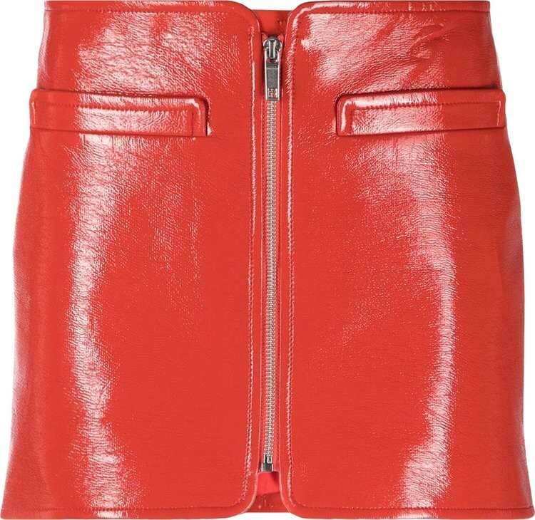 

Юбка Courrèges Vinyl Swallow Skirt 'Heritage Red', красный