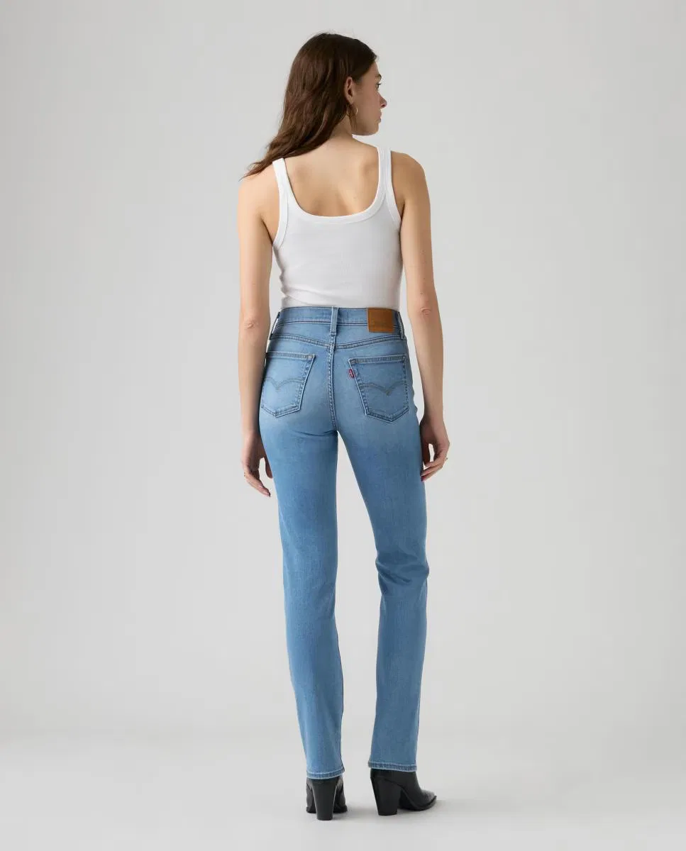 Женское узкие джинсы, Vaquero Pitillo 722 High Rise Slim Tiro Alto, Levi's, синий — фото 2