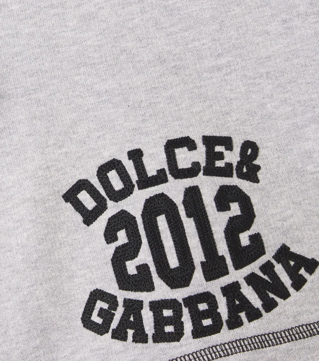 Шорты хлопковые с логотипом Dolce&Gabbana Kids, серый — фото 3