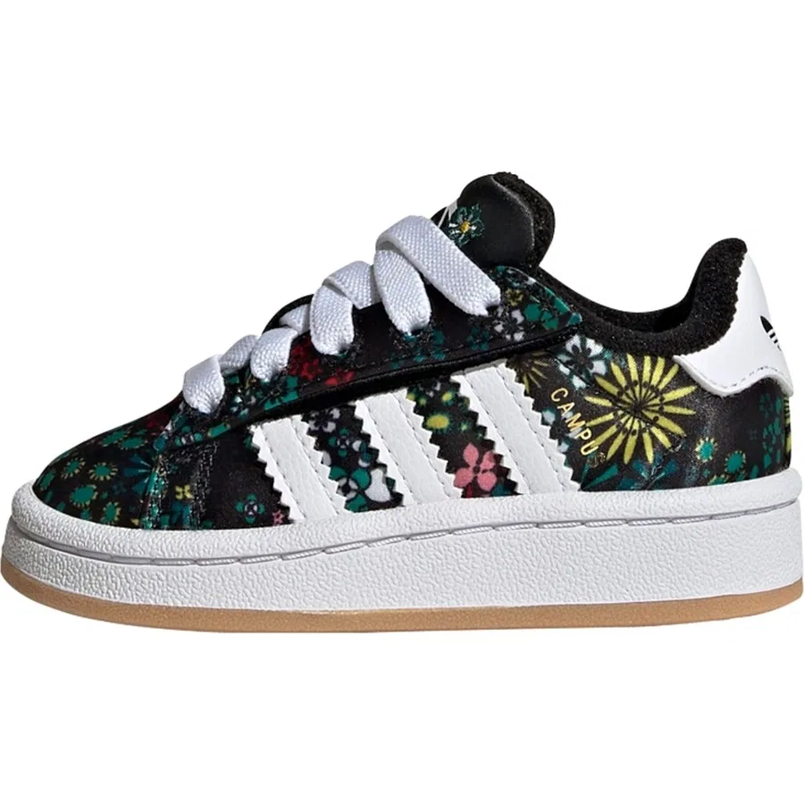 Кроссовки с эластичной шнуровкой Liberty London Campus 00s adidas, Черно-белый — фото 2