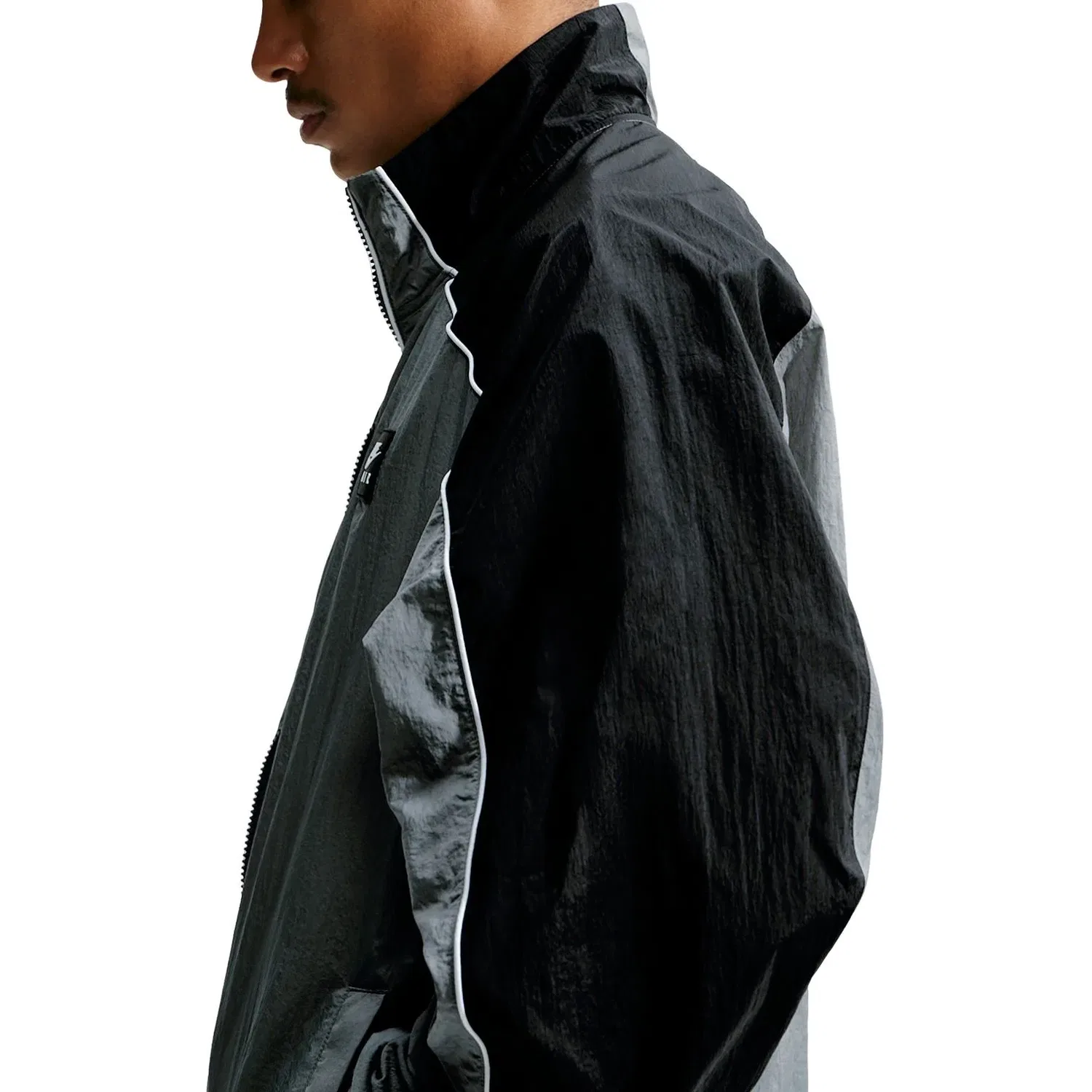 Мужская куртка Nike Air Woven Track Jacket, серый — фото 2
