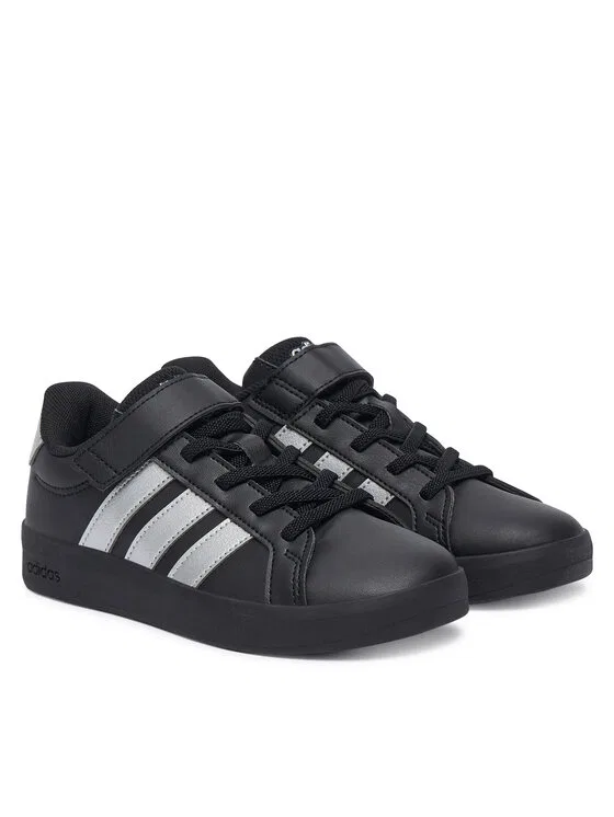 Кроссовки Grand Court 3.0 Shoes Children Adidas, черный — фото 2
