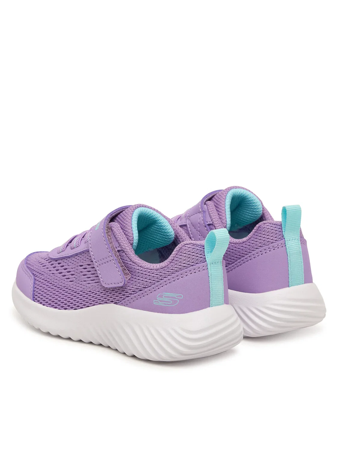 Кроссовки для девочки Bounder-Free and Easy Skechers, светло-сиреневый — фото 3