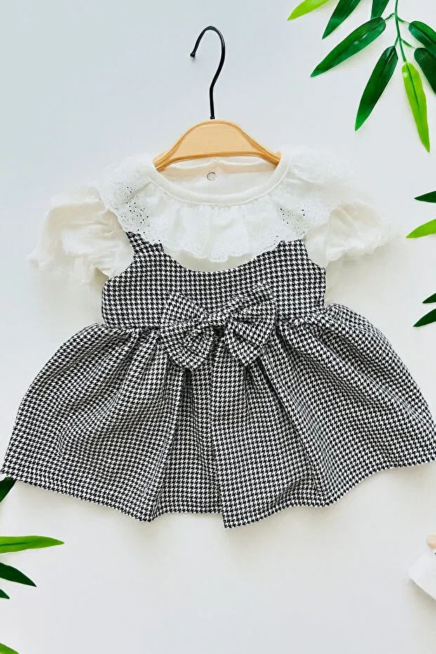 Детское платье для девочек с принтом Angel Wing Dress Mbk Garden, Black