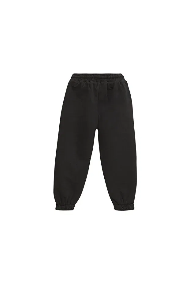 Детские спортивные штаны для девочек хлопковые Matchy Matchy, Black — фото 4
