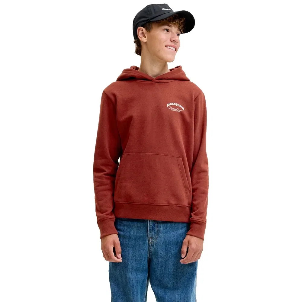 Детское худи с принтом Brandes Relaxed Jack & jones, Orange