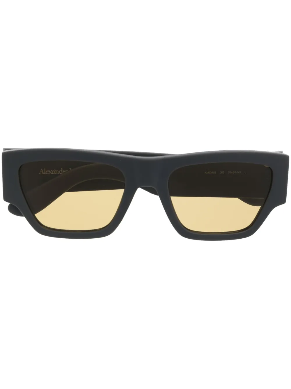 

Солнцезащитные очки с логотипом Alexander McQueen Eyewear, серый