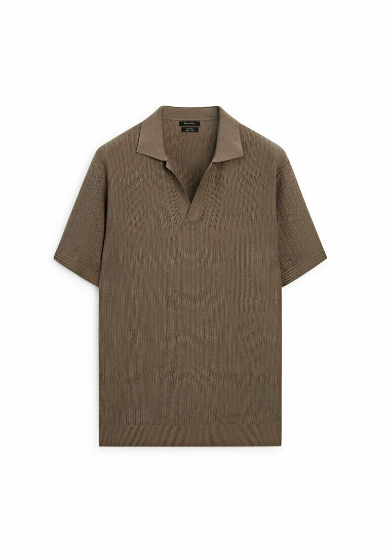 

Рубашка поло DETAIL Massimo Dutti, коричневый