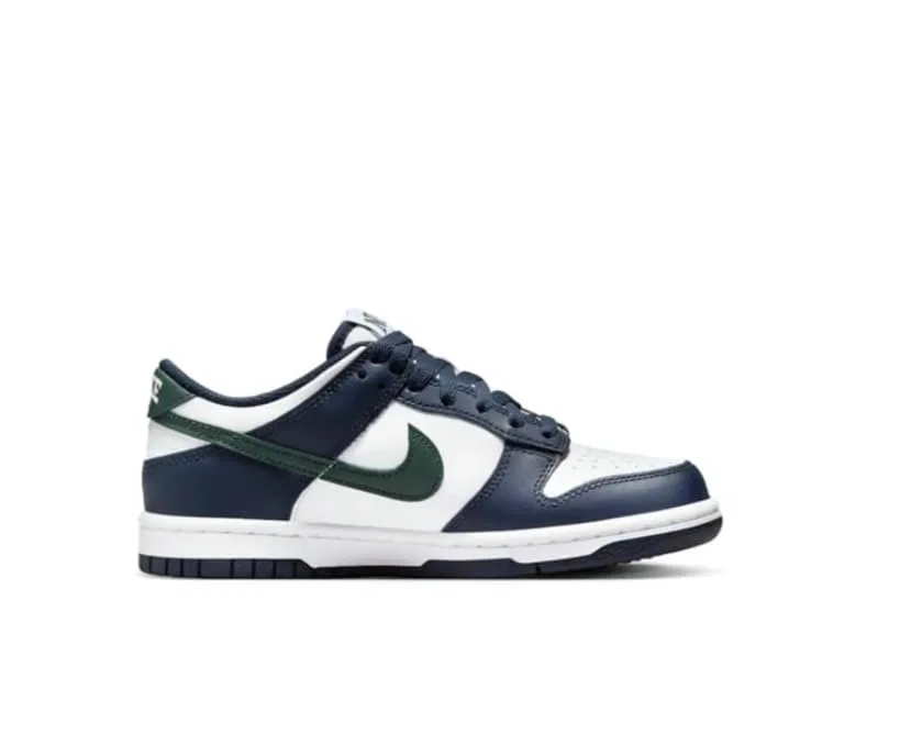 Детские кроссовки для мальчиков с принтом Dunk Low Gs NIKE, Blue — фото 4