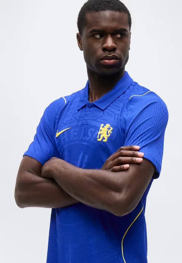 Футбольная джерси дышащая Chelsea fc 2026/27 match home, Nike Performance, Bright Blue/Midwest Gold, ярко-синий — фото 4